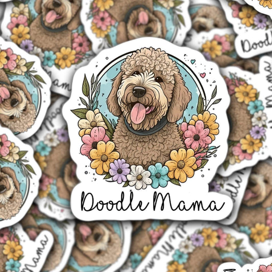 Doodle Sticker Golden Doodle Goldendoodle Sticker Labradoodle Sticker Bernedoodle Sticker Doodle mom Dog mom Dog lover gift water bottle