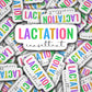 Lactation Consultant gift, Lactation Consultant sticker, breastmilk sticker, pumping mom sticker, breast pump sticker, liquid gold, nursing