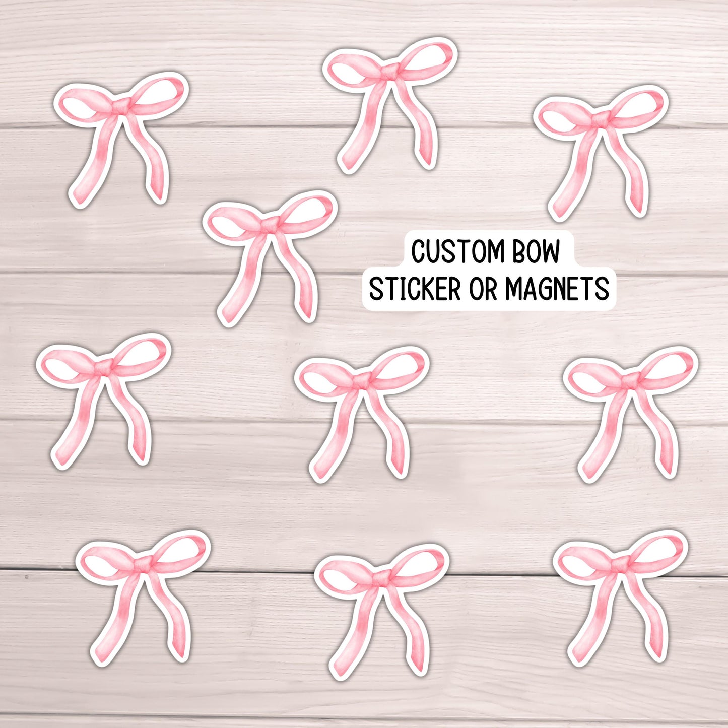 Coquette bow sticker magnets locker decor pink bow magnet girly girl stickers school locker cute magnet decoration for notebook water bottle