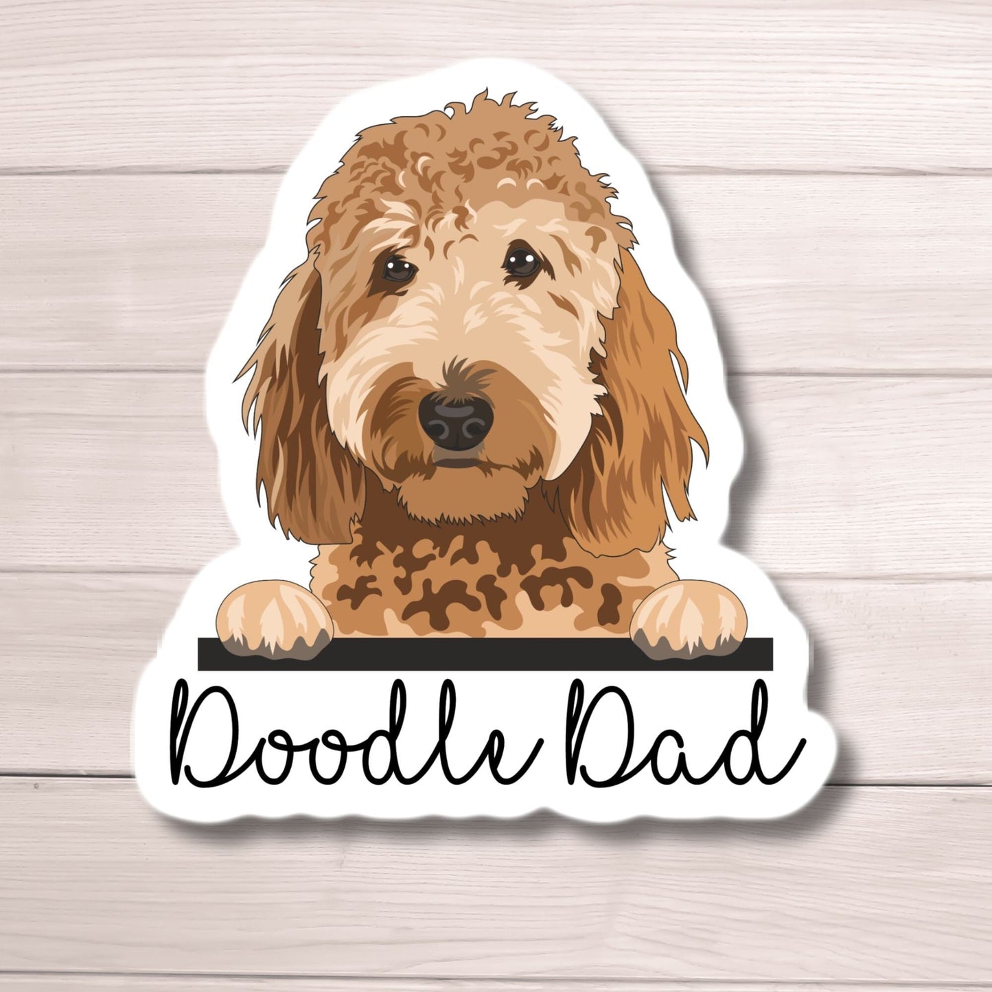 Doodle Sticker, Golden Doodle Sticker, Goldendoodle Sticker, Labradoodle Sticker, Bernedoodle Sticker, Sheepadoodle, Doodle dad, dog dad