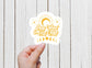 Stay Wild Moon Child, Crescent Moon, Vinyl Stickers, Witchy Stickers, Best Friend Gift, water bottle stickers, yellow sticker
