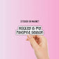 Hockey season sticker