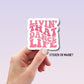 Retro dance sticker, Dance mom gift, Dance stickers, Dance magnet, Dancer gift, ballet, tap dance, Competitive dancer, dance life, Dance era