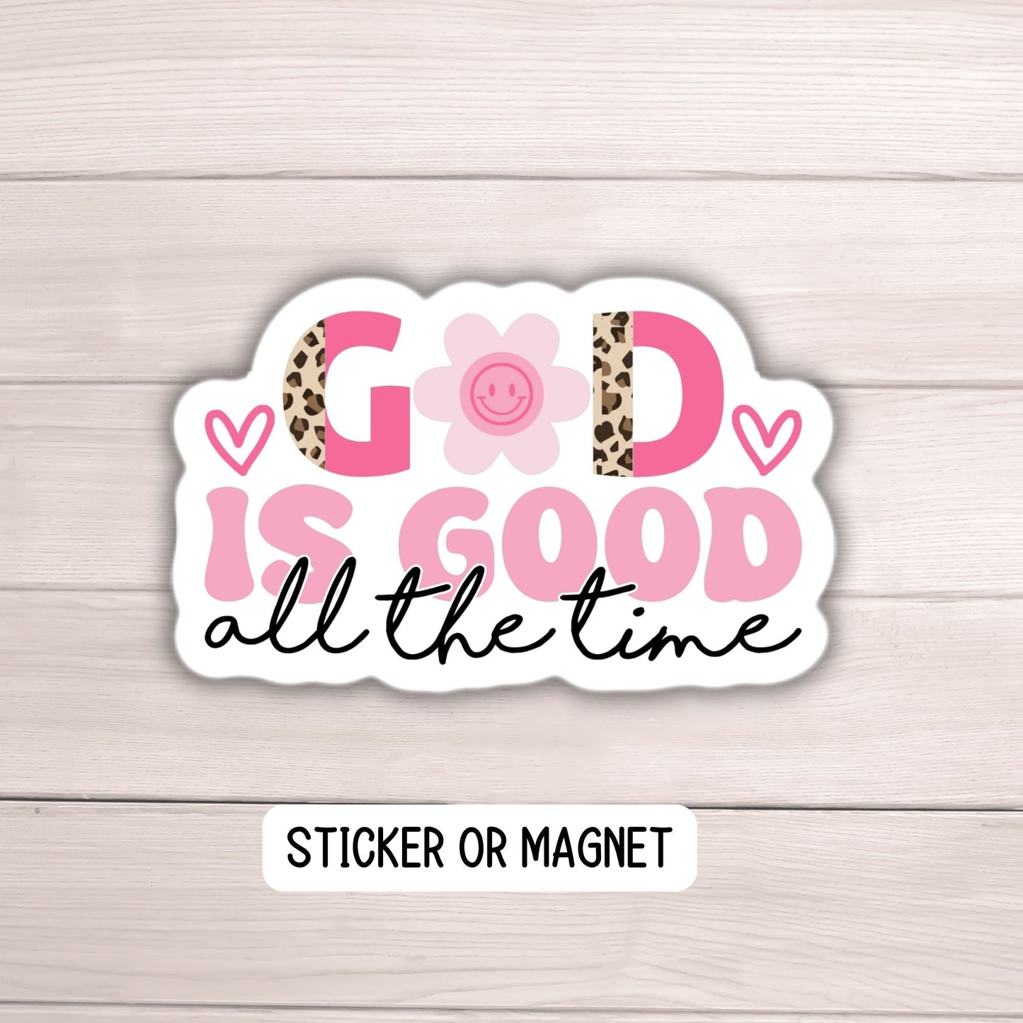 God is Good Sticker Faith Jesus Sticker retro Bible sticker faith sticker Christian sticker Jesus sticker motivational sticker journal