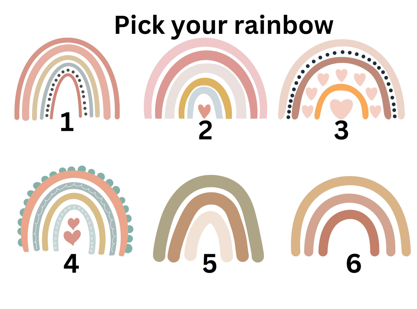 Boho Rainbow name sticker, Personalized name stickers, Custom Name Stickers, aesthetic stickers, best friend gift, kids name sticker, gift