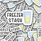 Freezer stash Magnet, Pumping Mom Sticker, Breastfeeding Stickers, Breastmilk Sticker, Breast pump sticker, Liquid Gold, Exclusive Pumper,