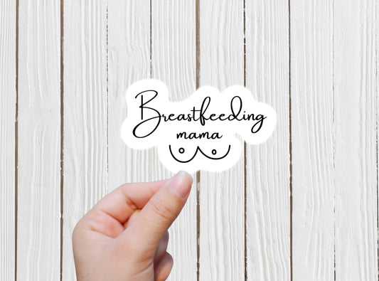Breastfeeding mama sticker, funny boob sticker, milk maker sticker, mom life, water bottle sticker, new mom gift, lap top sticker, eat local