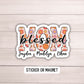 Personalized mama sticker name sticker floral boho sticker mom sticker kids mommy name magnet Retro font new mom gift Floral Mother's day