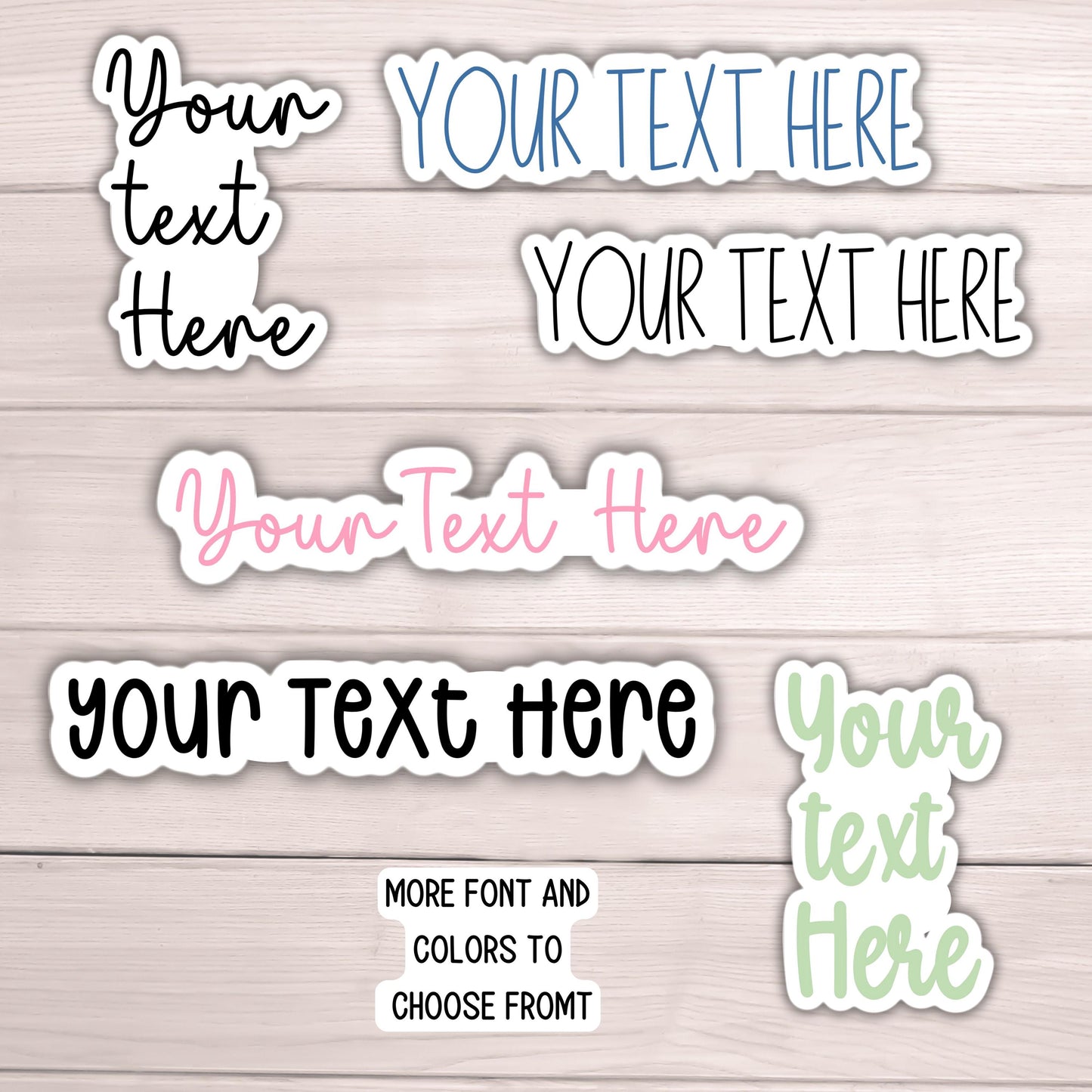 Custom Text Stickers Build Your Own Sticker Personalized phrase Quote Personalized Text Stickers Custom text magnet Design Your Own meme