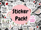 Adult stickers funny Book lover breastfeeding nurse reading dance sarcastic book club faith water bottle irreverent snarky hilarious gift