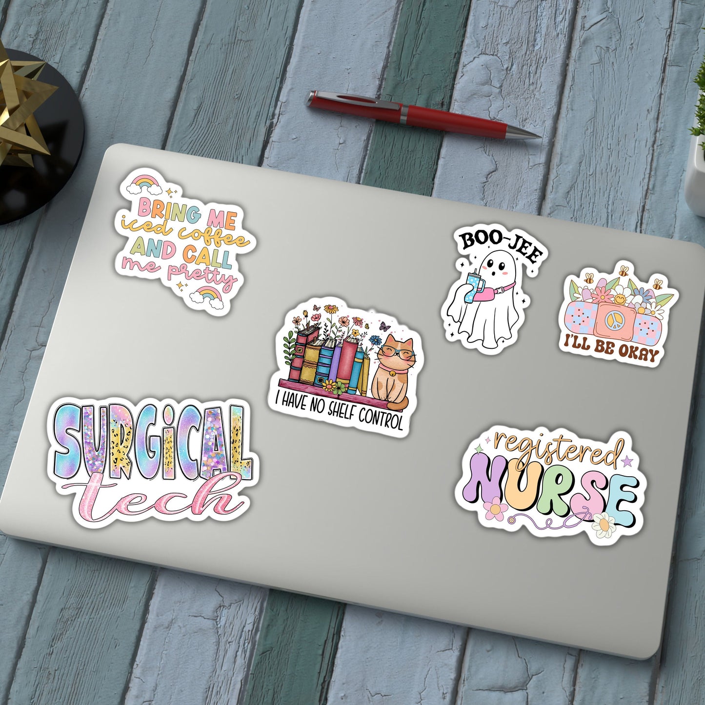 Surgical tech sticker CST Nurse sticker Nursing student RN gift healthcare nurse magnet Nurse gift water bottle nurse sticker surgery squad