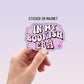 In my Bookish Era book lover sticker book club read books e reader retro book lap top magnet Smut Booktok Gift For Readers water bottle