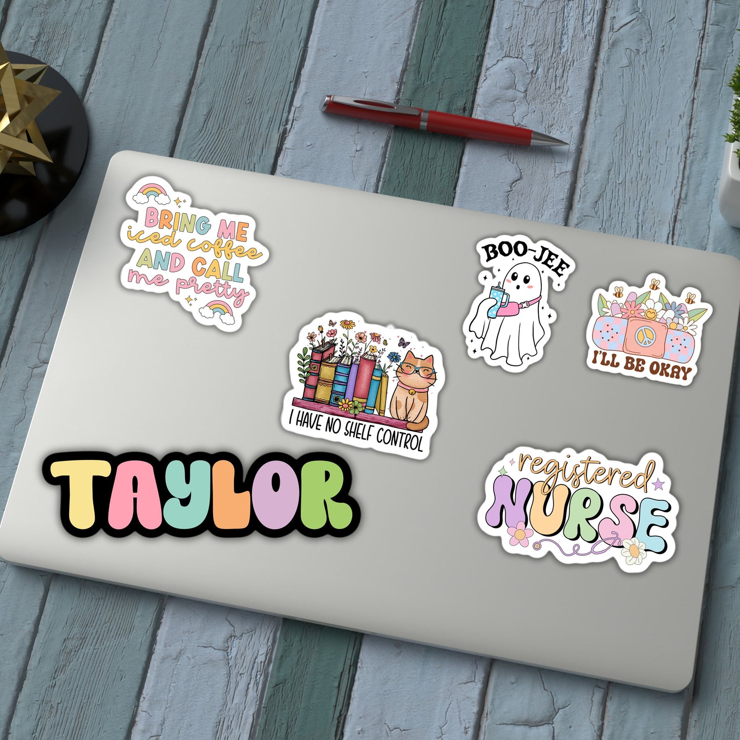 Custom name sticker personalized sticker Kids name locker magnet Custom Cruise magnet Tumbler cup name Lunch box name sticker water bottle