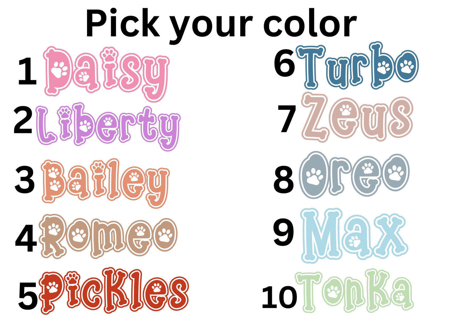 Custom pet Name Stickers, dog mom, cat mom, colorful stickers, water bottle sticker, best friend gift, cat name, dog name, pet owner gift