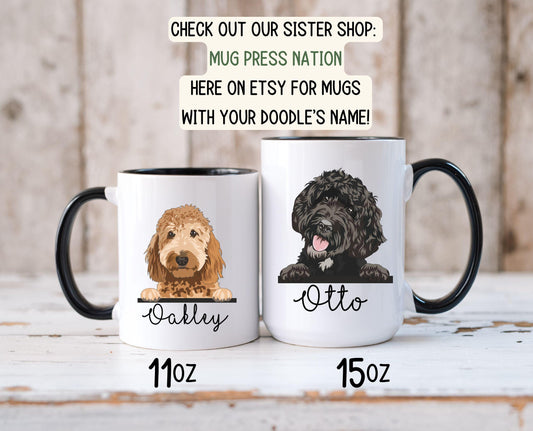 Doodle Sticker Black Doodle Goldendoodle Sticker Labradoodle Sticker Bernedoodle Sticker Doodle mom Dog mom Dog lover gift water bottle