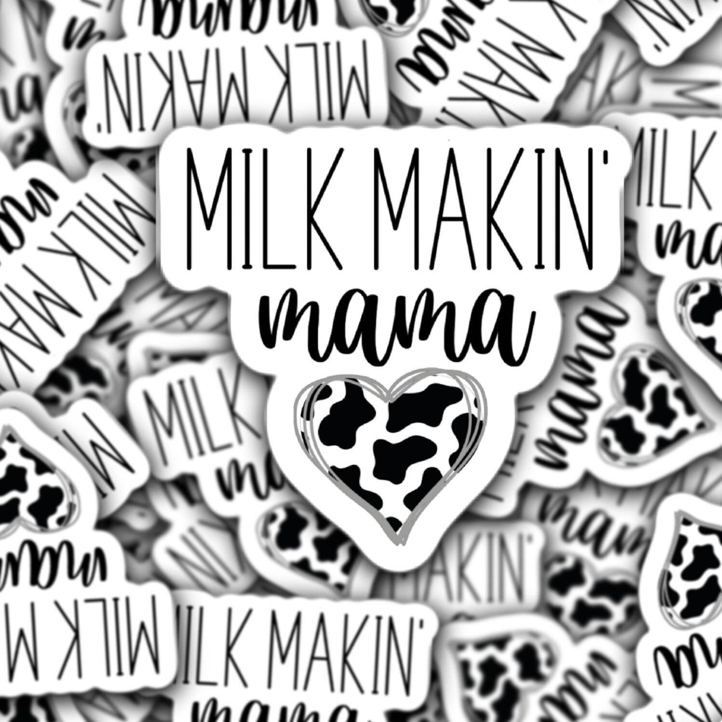 Breastfeeding gift, Moms milk bar, cow print font,  Breastfeeding stickers, breastmilk sticker, breast pump, magnet, liquid gold, mama gift