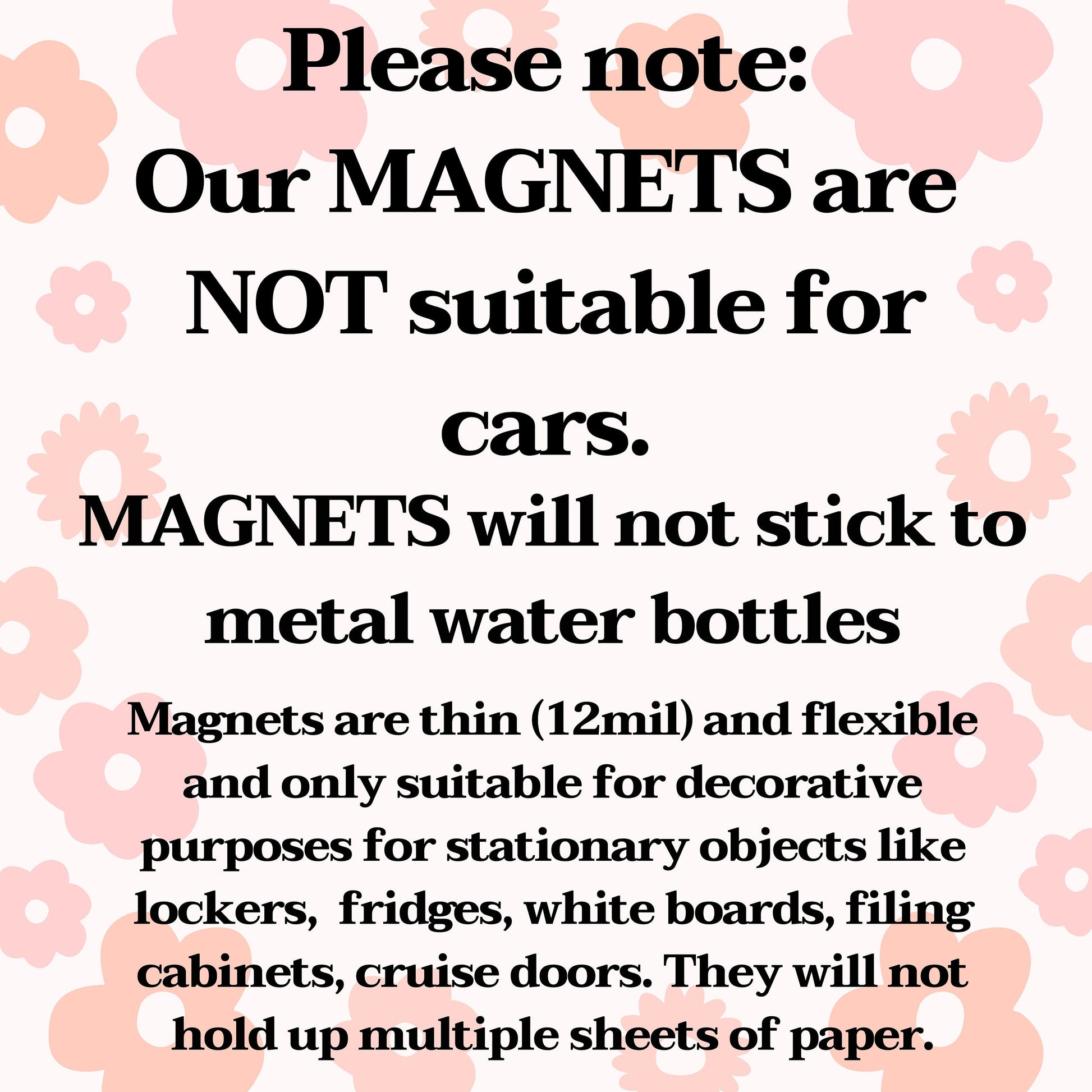 a poster with a quote about magnets