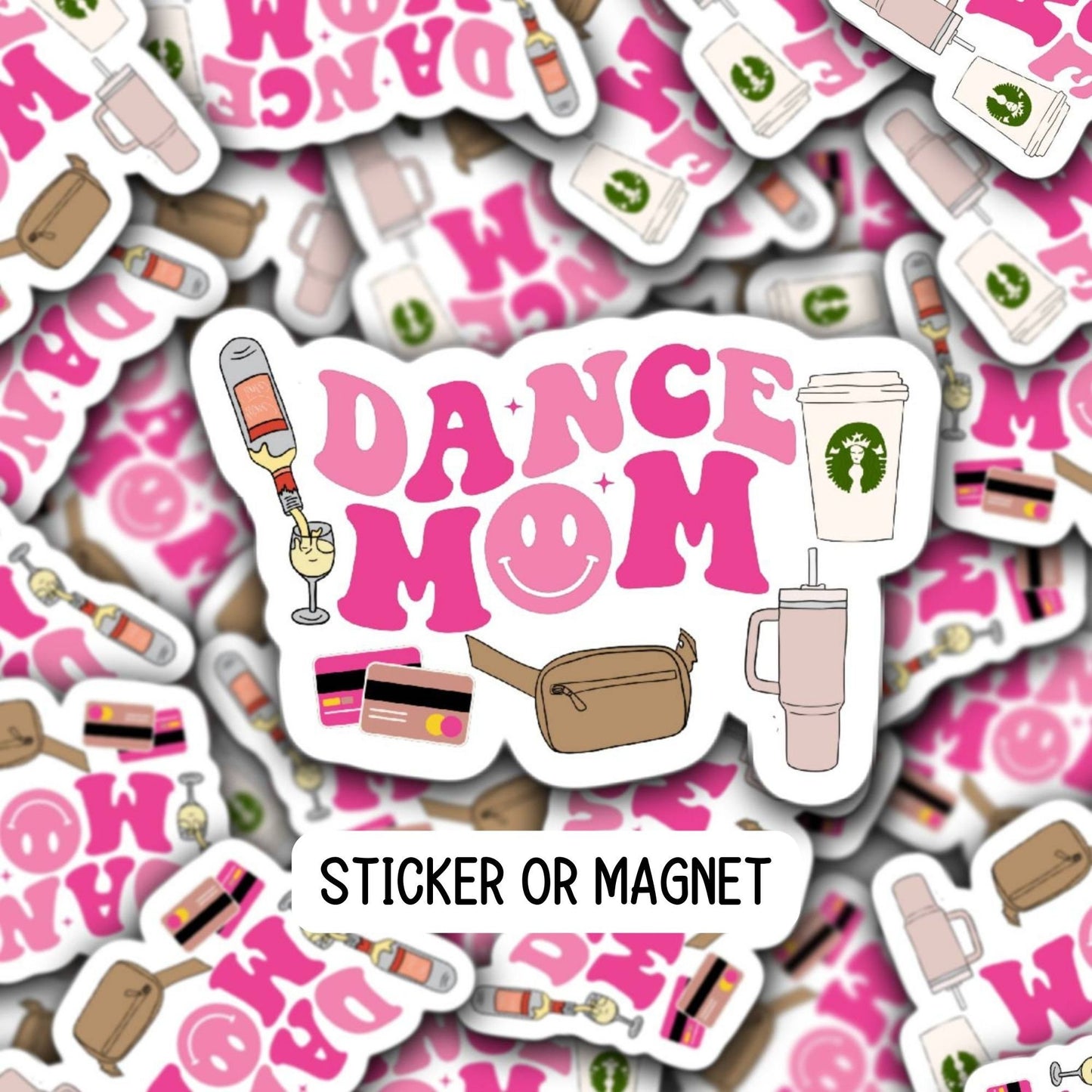 Dance mom Era Dance mom gift Dance sticker Dance magnet Dancer gift ballet retro dance Competitive dancer dance life Dance era mama Tumbler