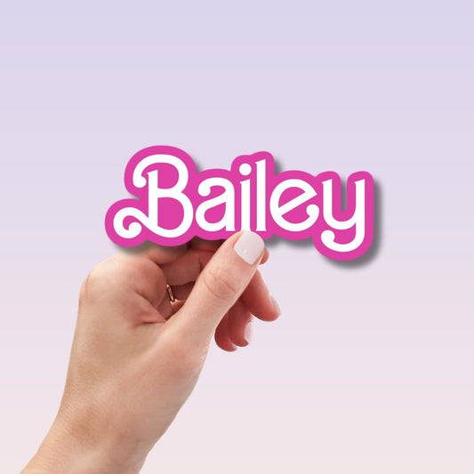 Custom girl name sticker Kids Name sticker Personalized name Water bottle sticker Pink name Kids name sticker Magnet Tumbler cup pink name