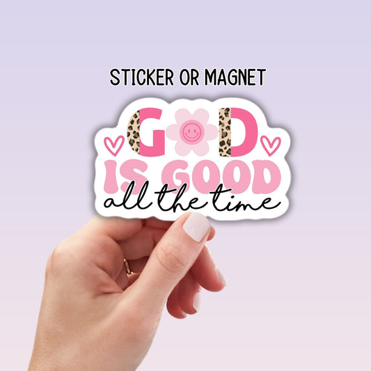 God is Good Sticker Faith Jesus Sticker retro Bible sticker faith sticker Christian sticker Jesus sticker motivational sticker journal