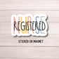 Registered Nurse sticker, RN gift, nurse gift, nurse magnet, Nurse gift, water bottle nurse sticker, nurse sticker, lap top, nurse magnet