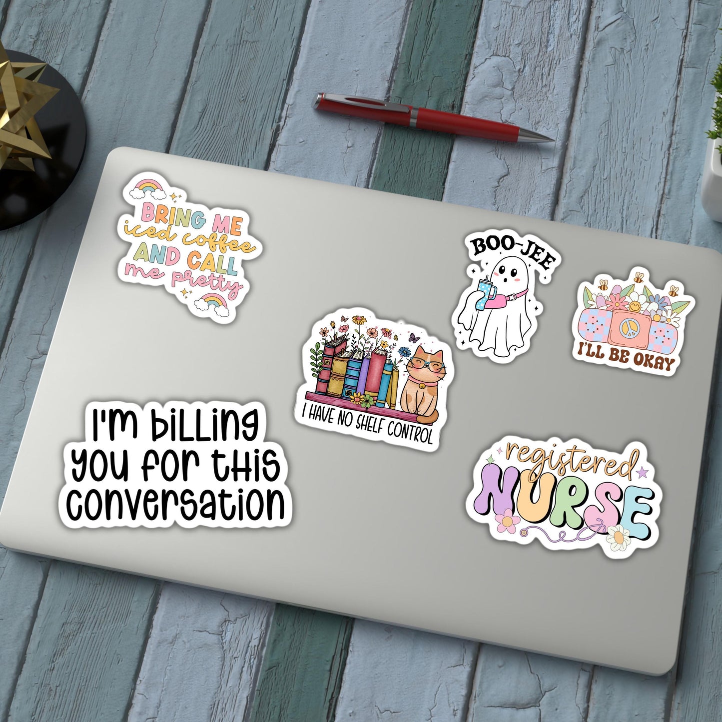 I'm billing you for this conversation Adult Funny snarky meme sticker magnet sarcastic work employee water bottle notebook hilarious gift