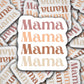 mama aesthetic sticker, Mama Sticker, Pink Mom Sticker, Mother Journal Sticker, Laptop Vinyl Sticker