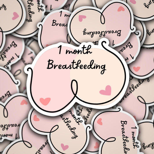 Breastfeeding milestone stickers, nursing mama stickers, Water bottle stickers, mom gift, pumping mom, spectra pump,  liquid gold