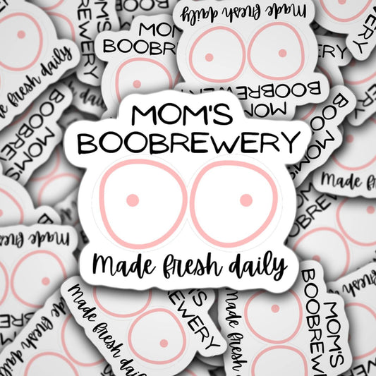 Breastfeeding sticker, funny breastfeeding sticker, moms boobrewery, breastmilk, nursing sticker, liquid gold, funny sticker, mom sticker