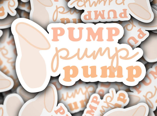 Pumping sticker, breastfeeding sticker, breastmilk sticker, pumping mom sticker, baby name sticker, magnet, liquid gold, new mom gift, mama