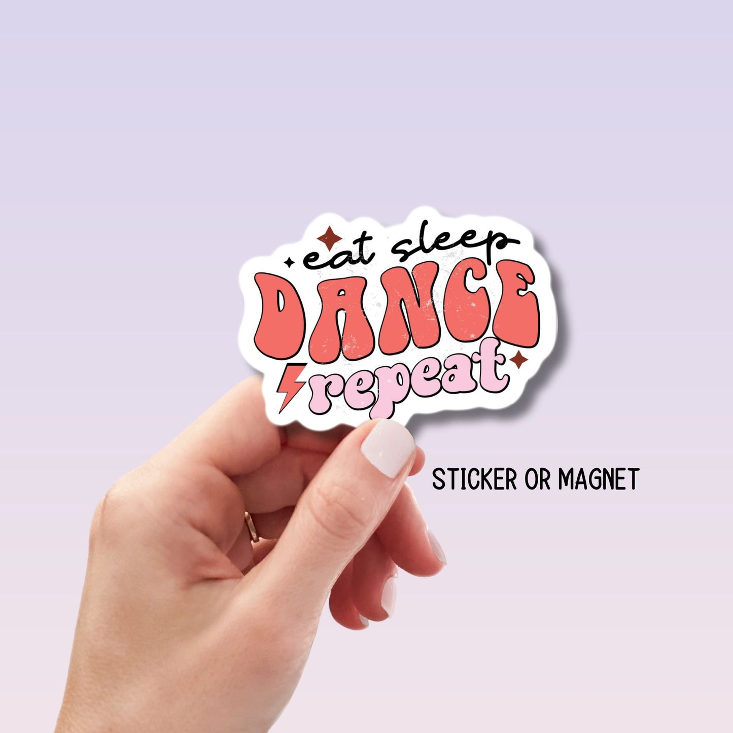 Dance sticker Dance life Dance magnet Dancer gift Competitive dancer love to dance Dance sister gift ballet tap teacher water bottle locker