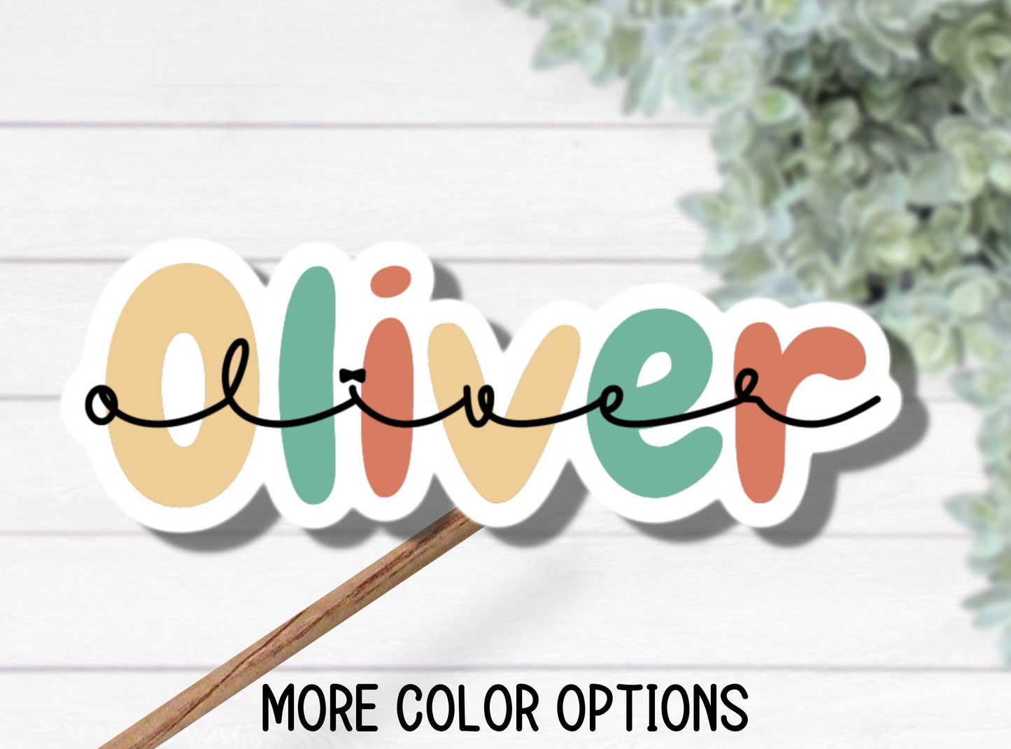 Personalized name sticker Custom Name Sticker aesthetic laptop decal Locker magnet kids name sticker lunch box sticker water bottle name