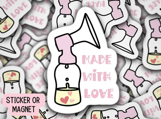 Breast feeding gift, breastmilk sticker, pumping mom sticker, breast pump sticker, magnet, liquid gold, Lactation gift, mama gift, exclusive