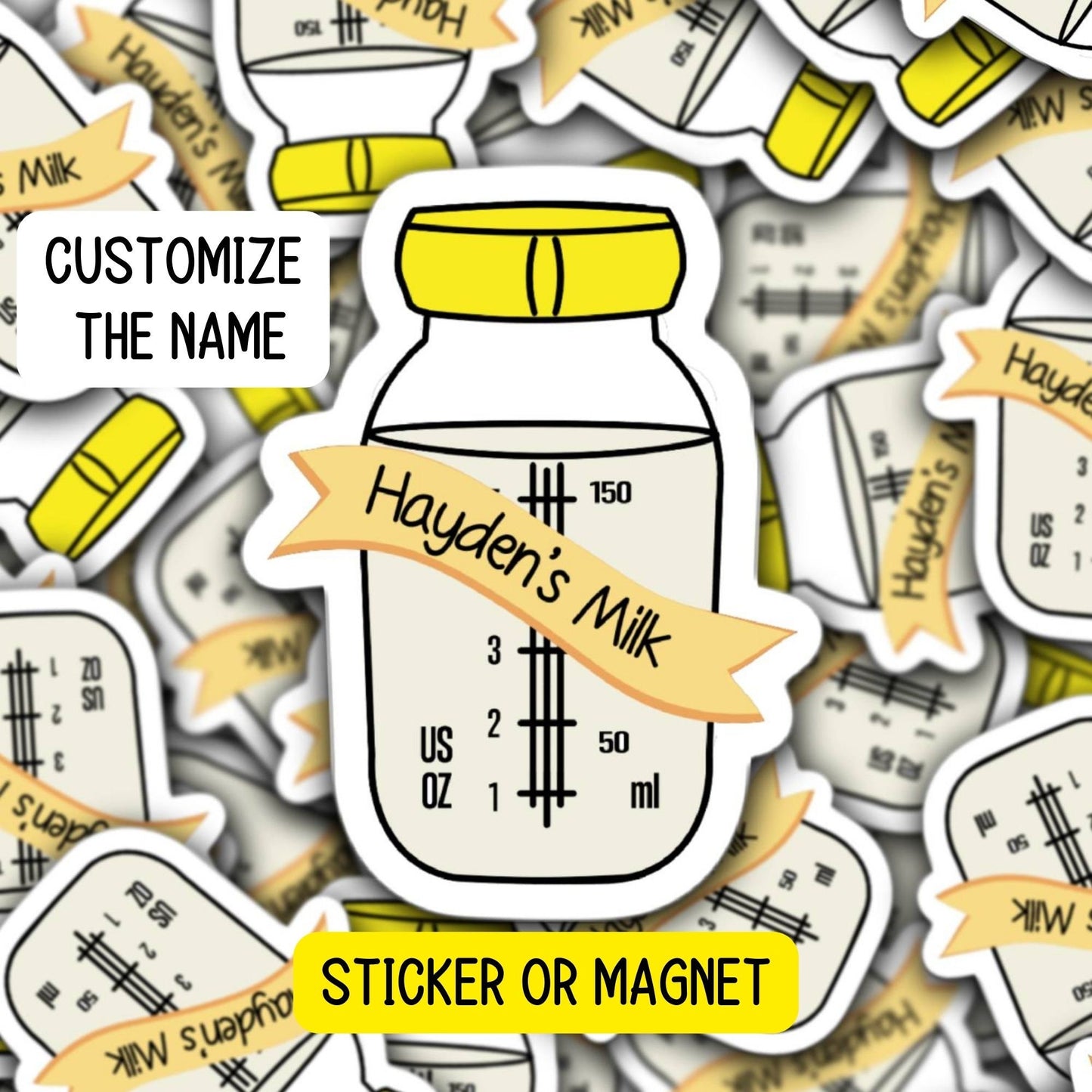 Breastmilk sticker Breastfeeding Custom pumping sticker Nursing sticker Pumping mom magnet Liquid gold  Mom gift Mama Exclusive pumper gift