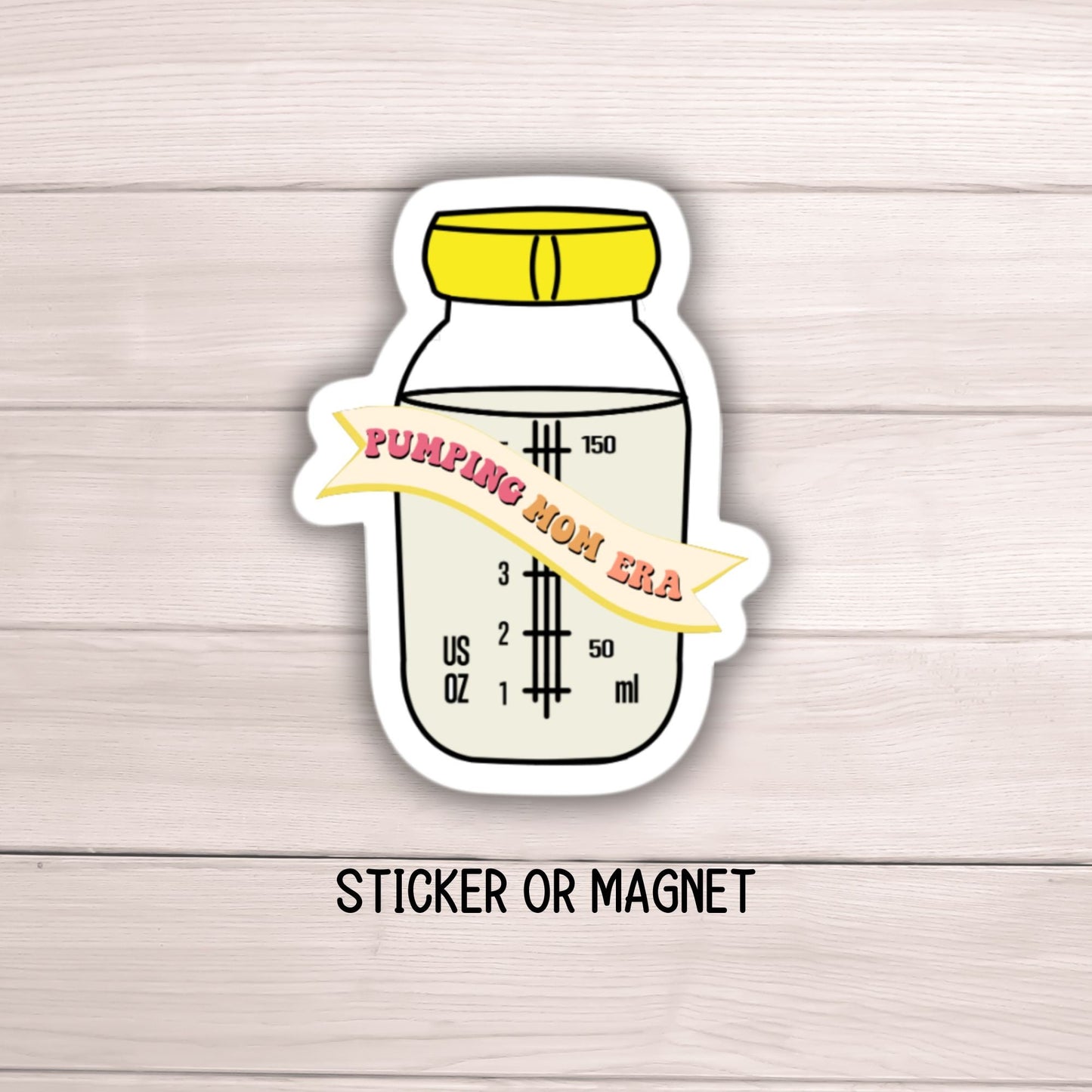 Pumping mama era Breastfeeding mama Breastmilk Lactation Nursing sticker Breast pump mom magnet Liquid gold Mom Mama Exclusive pumper gift