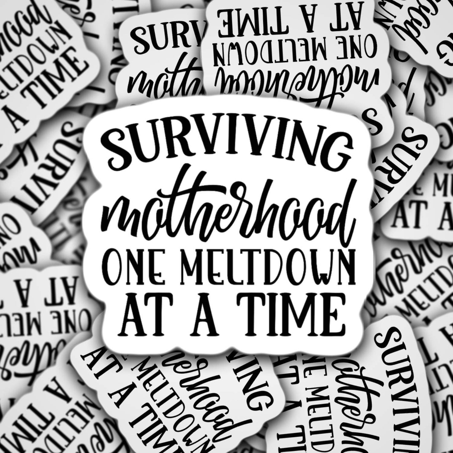 Motherhood sticker, mom life sticker, stickers for mom, funny sticker, fridge magnet, toddler life, mama stickers, water bottle stickers