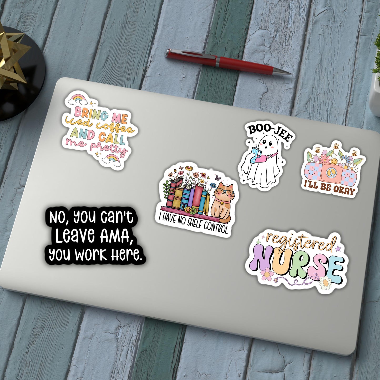 You can’t leave ama waterproof sticker adult humor medical coworker gift magnet funny work sticker employee adult stickers nurse doctor