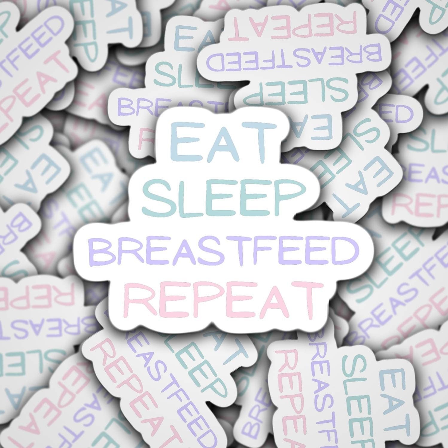 Breastfeeding sticker magnet eat sleep breastfeed repeat milky mama liquid gold pumping mama eat local milk maker spectra lactation gift