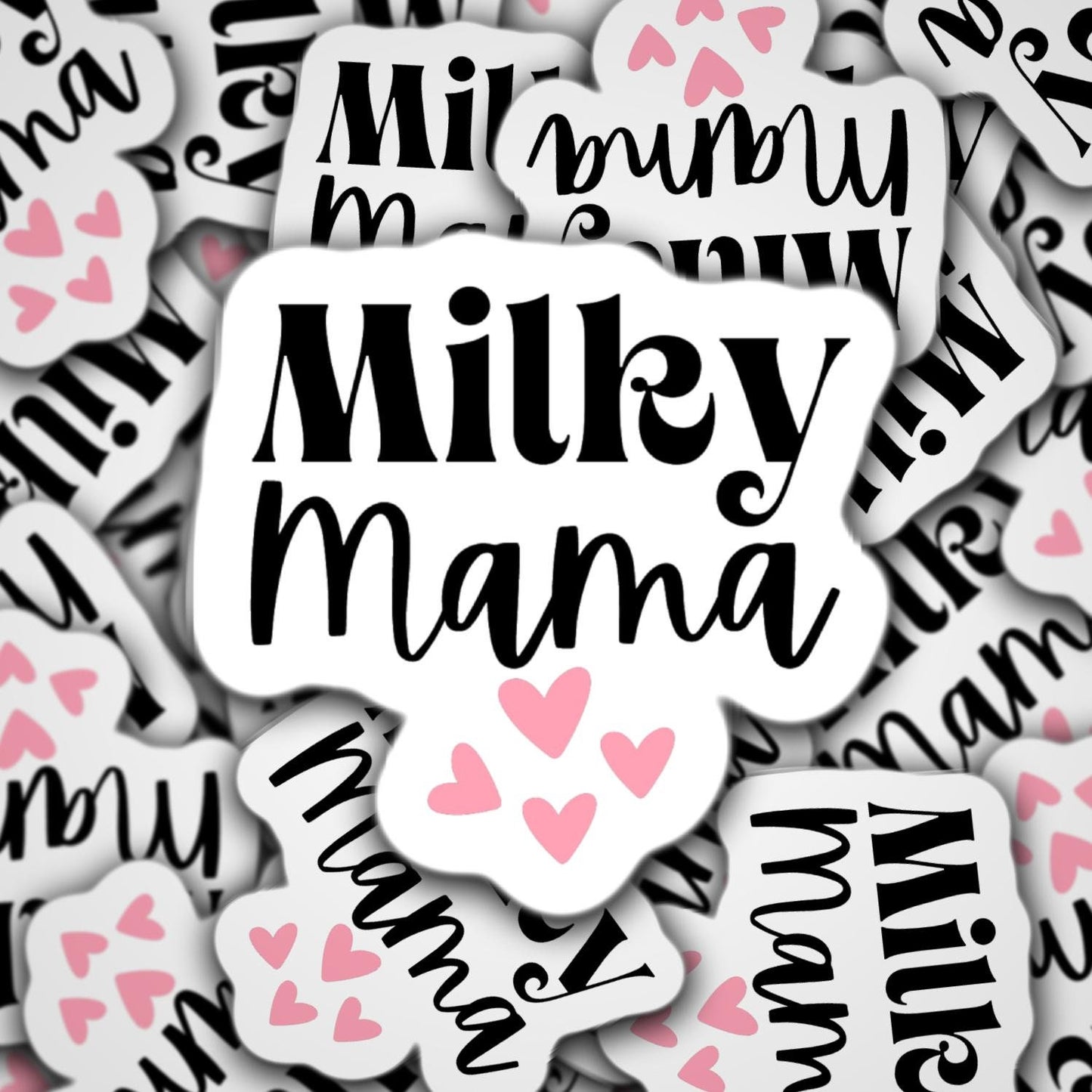 Milky mama sticker, breastfeeding mama, normalize breastfeeding, motherhood stickers, mom sticker, mom life sticker, milk maker, water