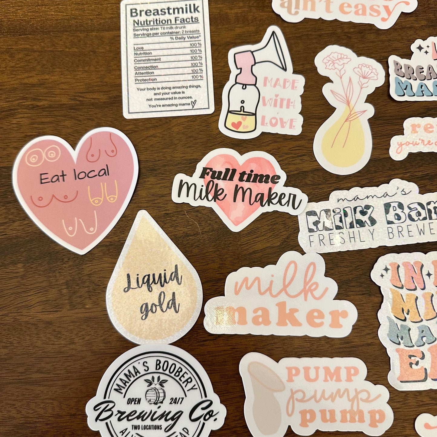 Breastfeeding Stickers Breastfeeding Mama Nursing Stickers Breastfeeding Mom Milk Maker Era Breastfeeding gift lactation room IBCLC gift
