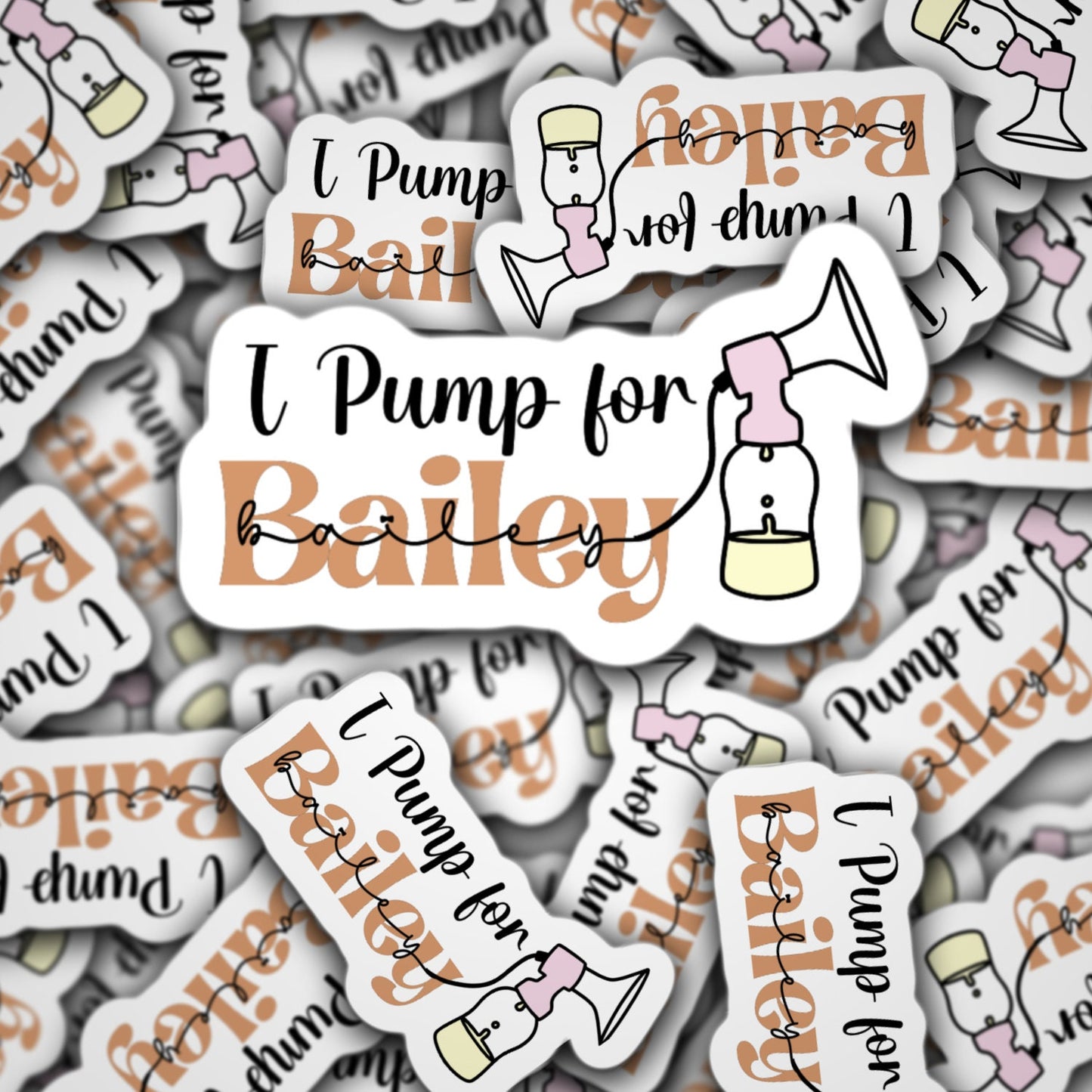 Personalized breastfeeding sticker, breastmilk sticker, pumping mom sticker, baby name sticker, magnet, liquid gold, new mom gift, mama