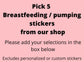 Breastfeeding sticker pack, Breastfeeding gift, sticker deal, liquid gold, Pumping mama, Exclusive pumper, milky mama, milestone sticker,