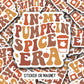Era sticker pumpkin spice fall sticker coffee Era saying lover magnet in my pumpkin spice era gift for her october sticker Halloween sticker