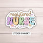 Registered Nurse sticker RN nurse gift nurse magnet healthcare worker water bottle nurse sticker Retro nurse sticker lap top decal