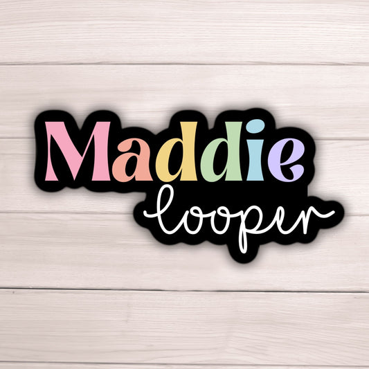 Custom name Magnet, personalized magnet, name magnet, locker magnet, fridge magnet, kids name magnet, locker decor, School locker magnet