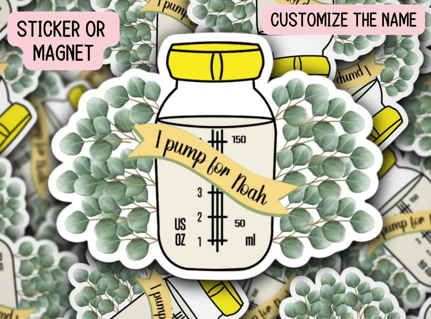 Breastfeeding gift, Personalized breastfeeding sticker, breastmilk sticker, pumping mom sticker, liquid gold, lactation, Breast pump decor