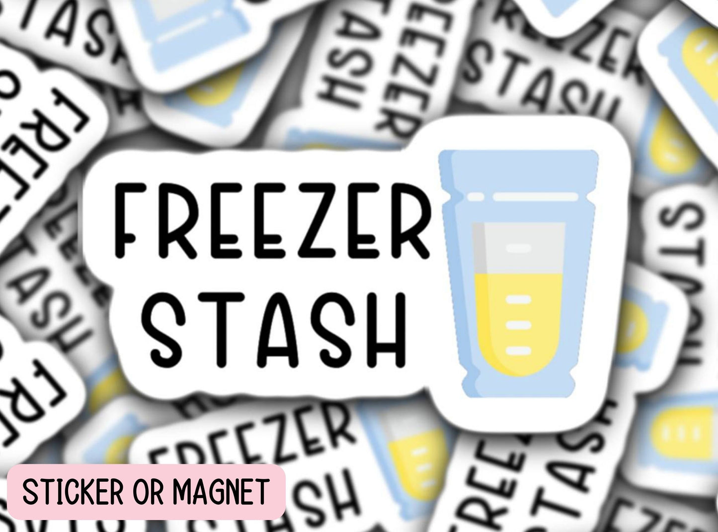 Freezer stash Magnet, Pumping Mom Sticker, Breastfeeding Stickers, Breastmilk Sticker, Breast pump sticker, Liquid Gold, Exclusive Pumper,