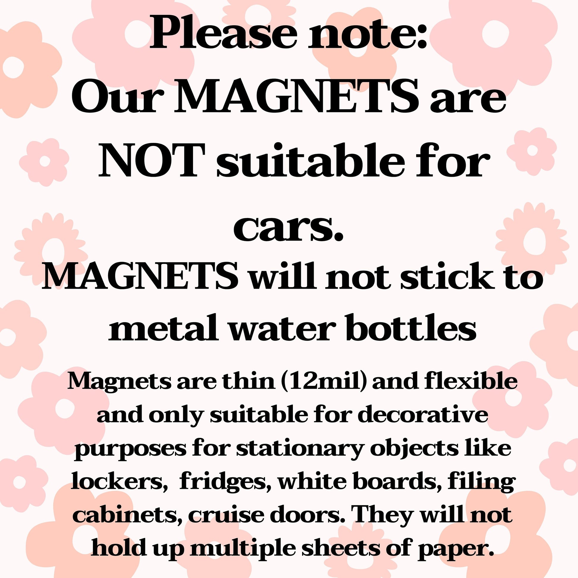 a poster with a quote about magnets