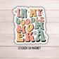 In My Doodle Mom Era retro Golden Doodle Sticker Pet sticker Goldendoodle Sticker Labradoodle Bernedoodle Doodle mom dog mom gift wavy font