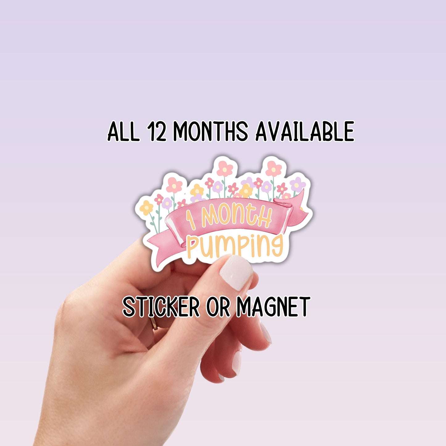 Pumping milestones Sticker Breastfeeding milestone Nursing mama Lactation Breast pump decor gift Pumping Exclusive pumper Liquid gold Magnet